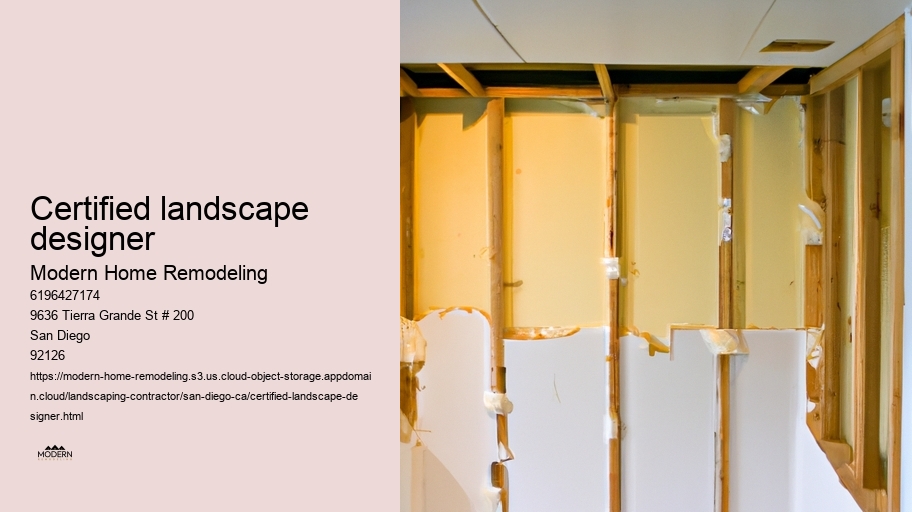 Certified landscape designer