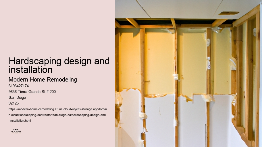 Hardscaping design and installation