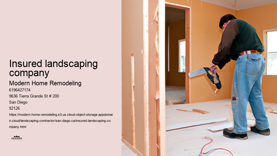 Insured landscaping company