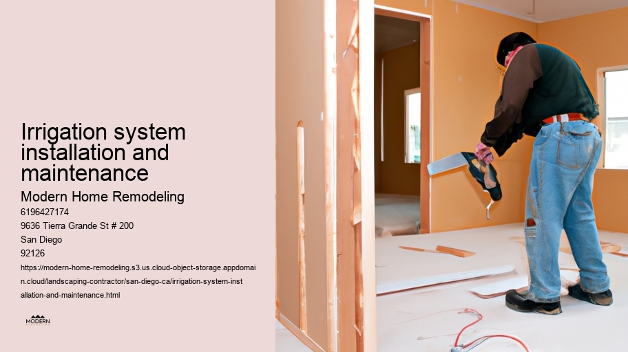 Irrigation system installation and maintenance