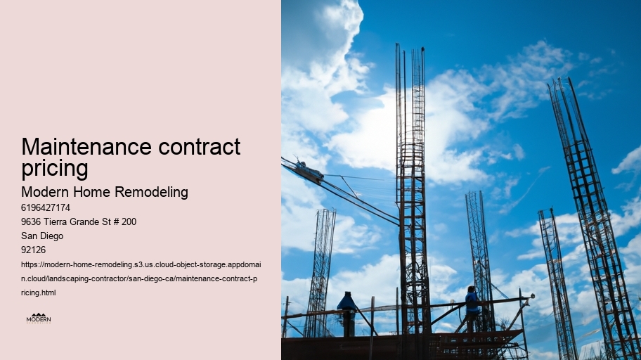 Maintenance contract pricing