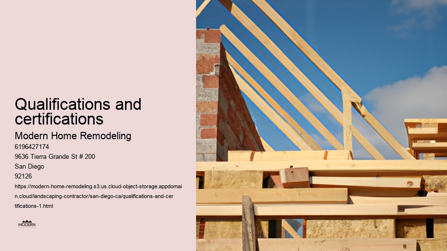 Qualifications and certifications