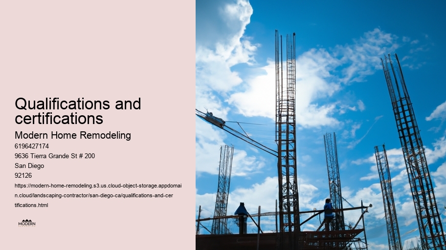 Qualifications and certifications